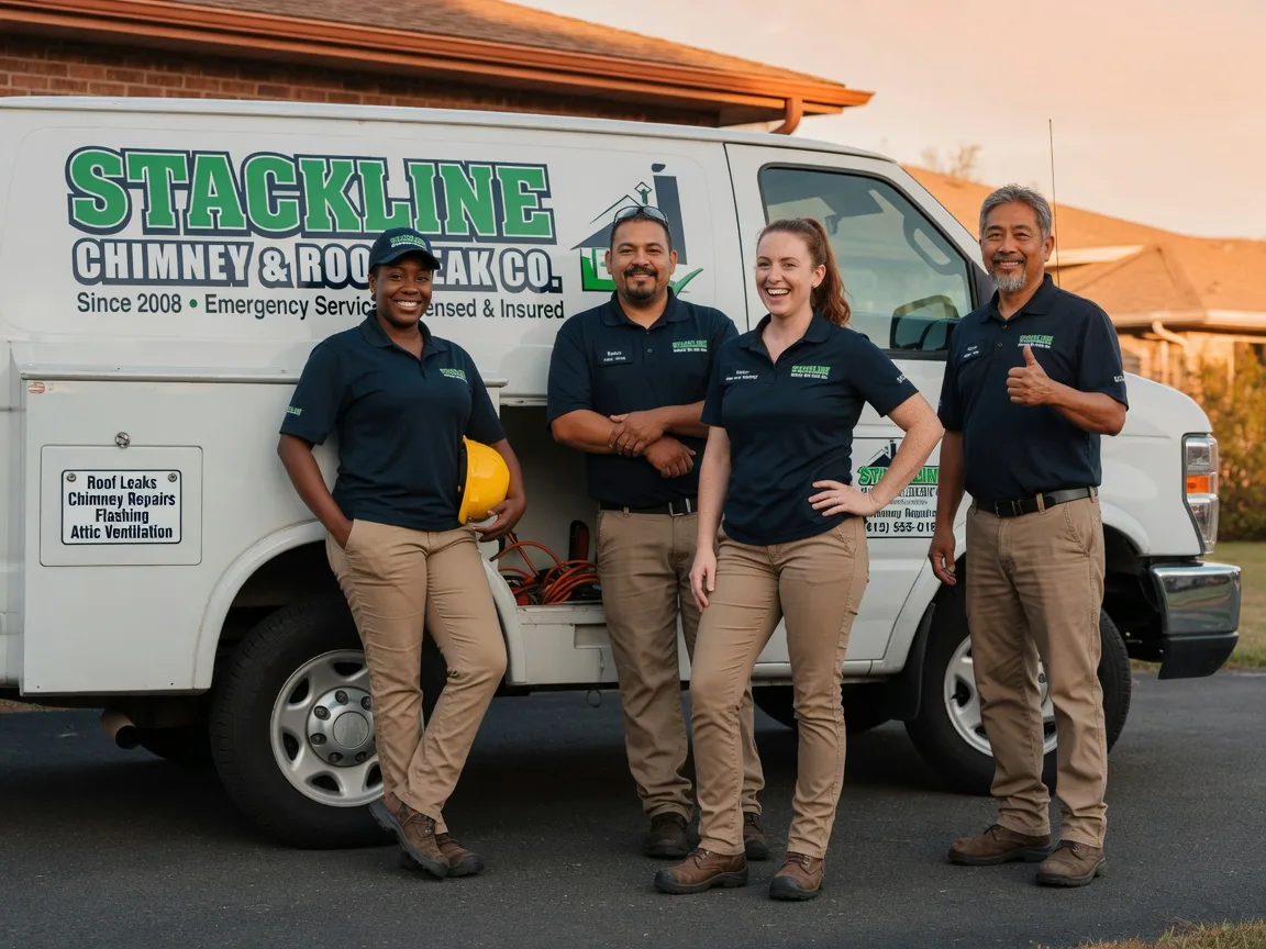 Chimney flashing repair company in Clare, IA
